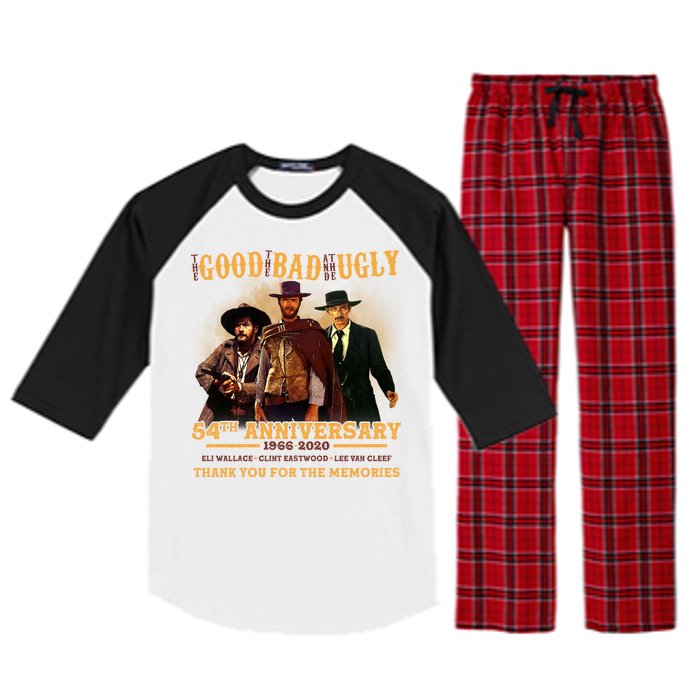 The Good The Bad And The Ugly 54th Anniversary Raglan Sleeve Pajama Set