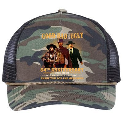 The Good The Bad And The Ugly 54th Anniversary Retro Rope Trucker Hat Cap