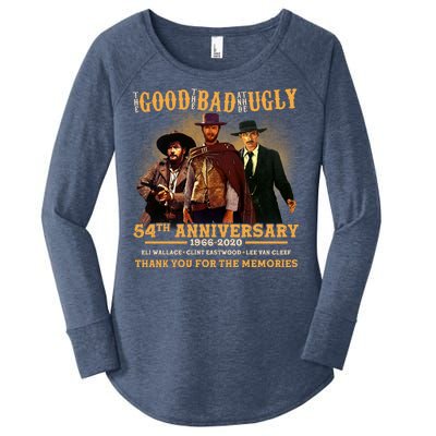 The Good The Bad And The Ugly 54th Anniversary Women's Perfect Tri Tunic Long Sleeve Shirt