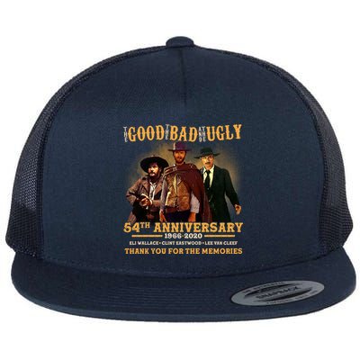 The Good The Bad And The Ugly 54th Anniversary Flat Bill Trucker Hat