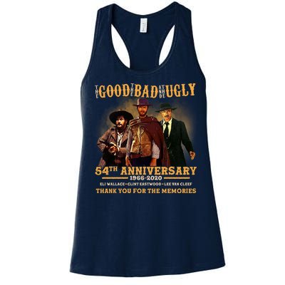 The Good The Bad And The Ugly 54th Anniversary Women's Racerback Tank