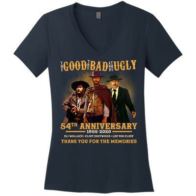 The Good The Bad And The Ugly 54th Anniversary Women's V-Neck T-Shirt