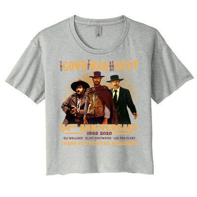 The Good The Bad And The Ugly 54th Anniversary Women's Crop Top Tee