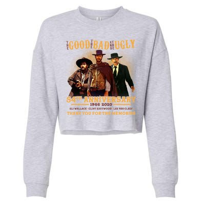 The Good The Bad And The Ugly 54th Anniversary Cropped Pullover Crew