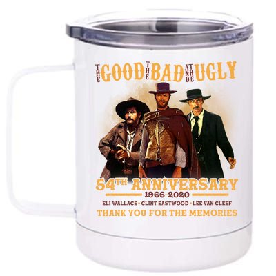 The Good The Bad And The Ugly 54th Anniversary 12 oz Stainless Steel Tumbler Cup