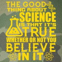 The Good Thing About Science Is That It's True Legacy Tie Dye Trucker Hat