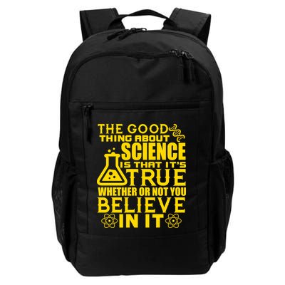 The Good Thing About Science Is That It's True Backpack