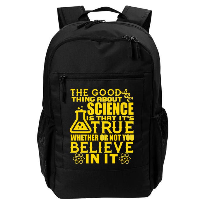 The Good Thing About Science Is That It's True Backpack