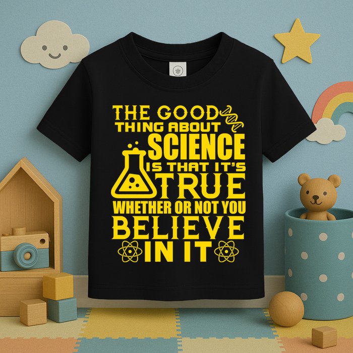 The Good Thing About Science Is That It's True Toddler T-Shirt