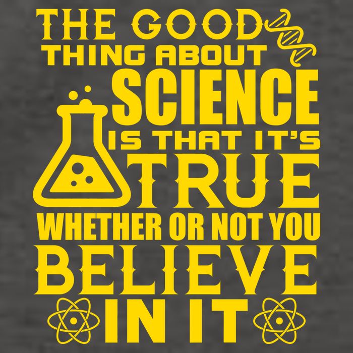 The Good Thing About Science Is That It's True Vector Backpack