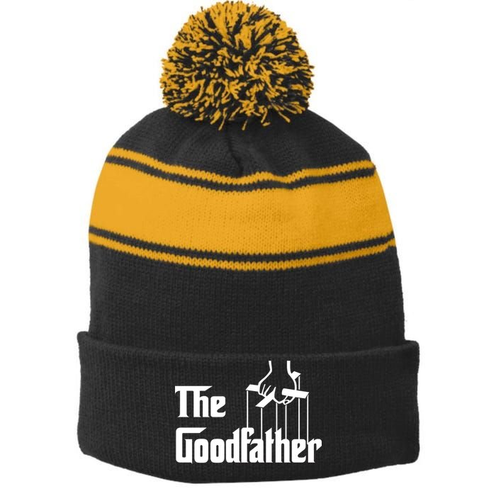 The Goodfather Stripe Pom Pom Beanie