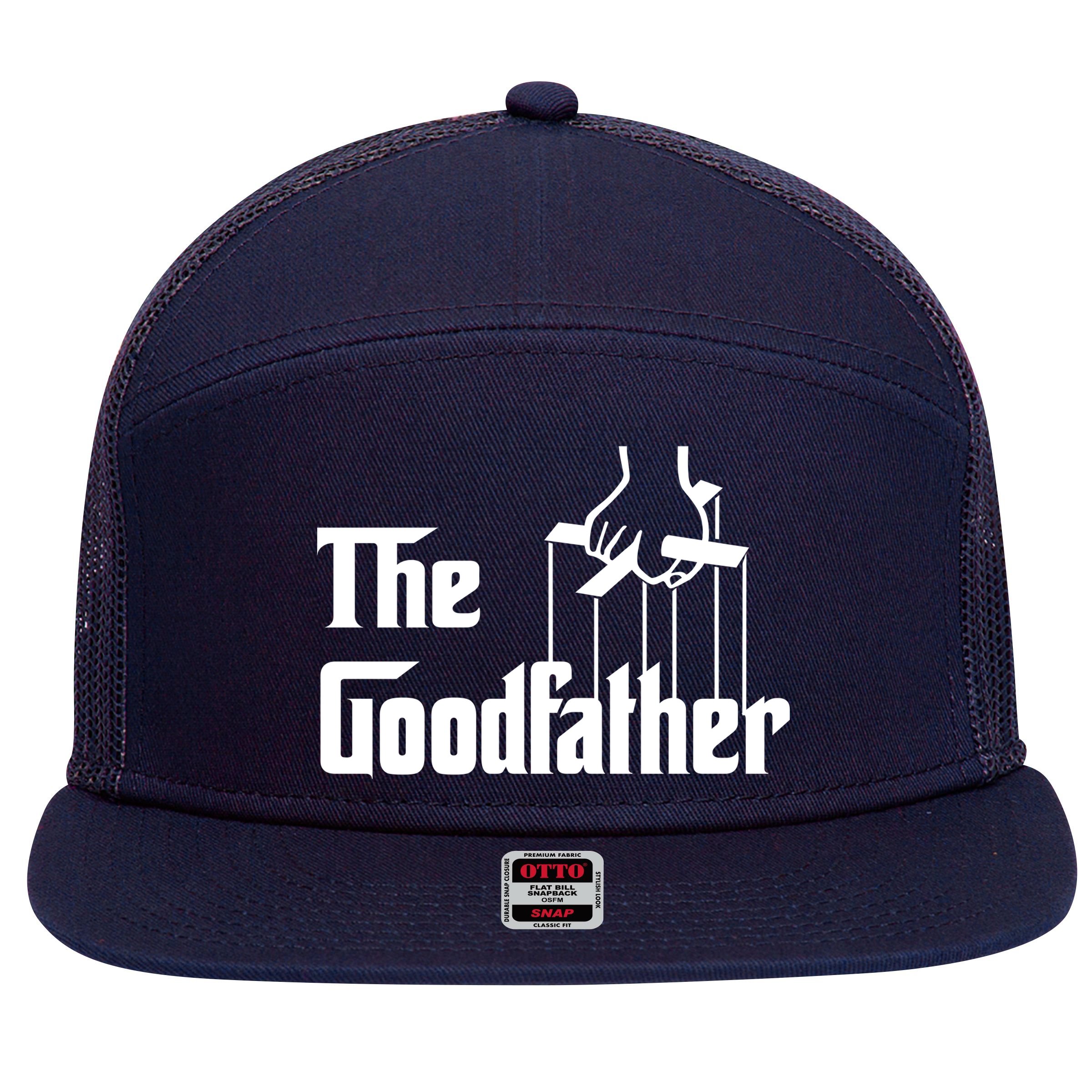 The Goodfather 7 Panel Mesh Trucker Snapback Hat