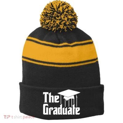 The Graduate Logo Stripe Pom Pom Beanie