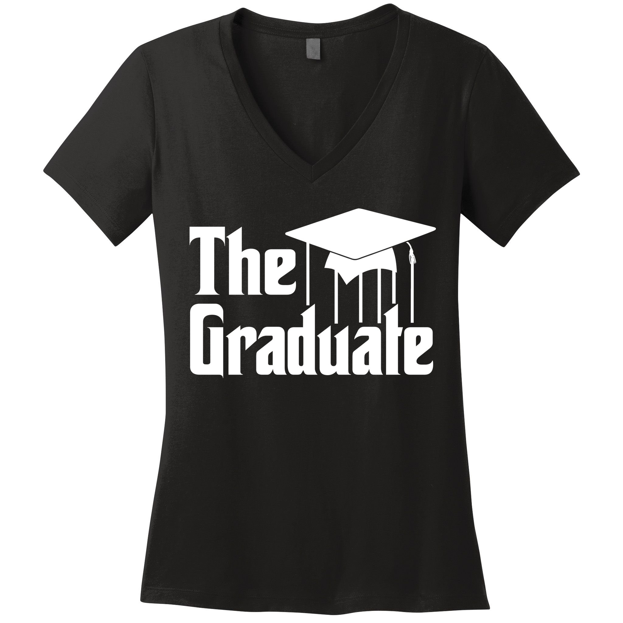 The Graduate Logo Women's V-Neck T-Shirt