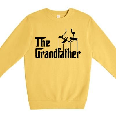 The Grandfather Logo Father's Day Premium Crewneck Sweatshirt