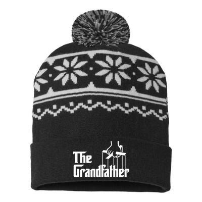 The Grandfather Logo Father's Day USA-Made Snowflake Beanie