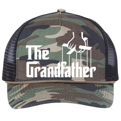 The Grandfather Logo Father's Day Retro Rope Trucker Hat Cap