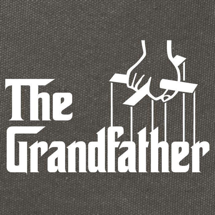 The Grandfather Logo Father's Day Cotton Canvas Backpack