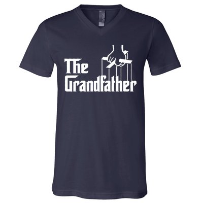 The Grandfather Logo Father's Day V-Neck T-Shirt