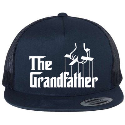 The Grandfather Logo Father's Day Flat Bill Trucker Hat