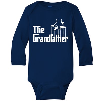 The Grandfather Logo Father's Day Baby Long Sleeve Bodysuit