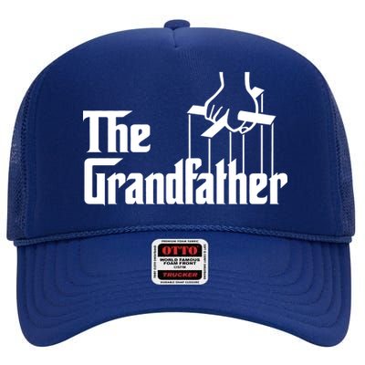 The Grandfather Logo Father's Day High Crown Mesh Back Trucker Hat