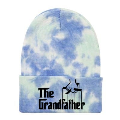 The Grandfather Logo Father's Day Tie Dye 12in Knit Beanie