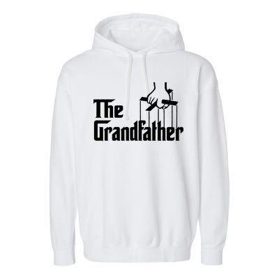 The Grandfather Logo Father's Day Garment-Dyed Fleece Hoodie