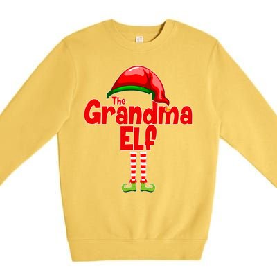 The Grandma Elf Christmas Premium Crewneck Sweatshirt