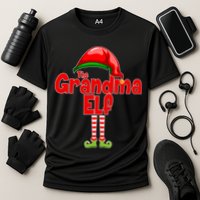 The Grandma Elf Christmas Cooling Performance Crew T-Shirt
