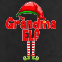 The Grandma Elf Christmas Adult Drive Performance Visor