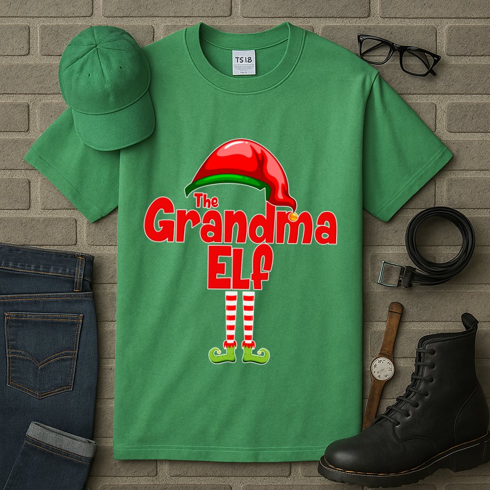 The Grandma Elf Christmas Tall T-Shirt