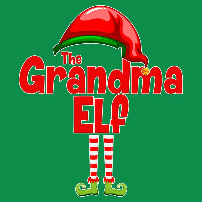 The Grandma Elf Christmas Tall T-Shirt