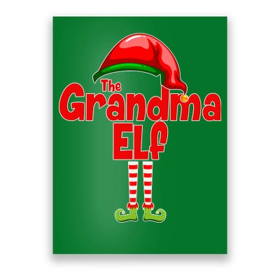 The Grandma Elf Christmas Poster