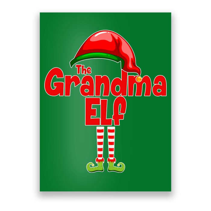 The Grandma Elf Christmas Poster