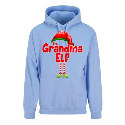 The Grandma Elf Christmas Unisex Surf Hoodie