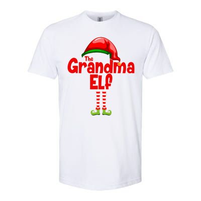 The Grandma Elf Christmas Softstyle CVC T-Shirt