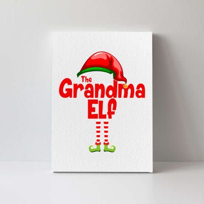 The Grandma Elf Christmas Canvas