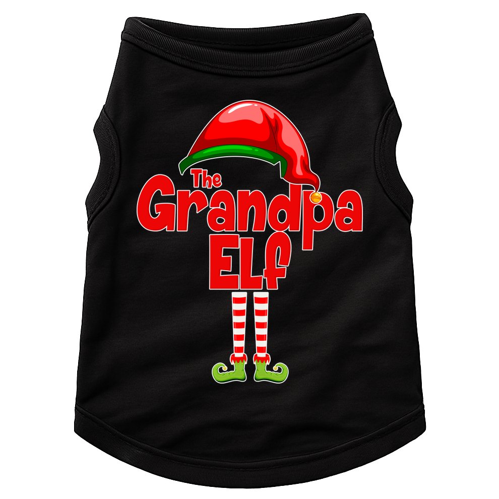 The Grandpa Elf Doggie Tank