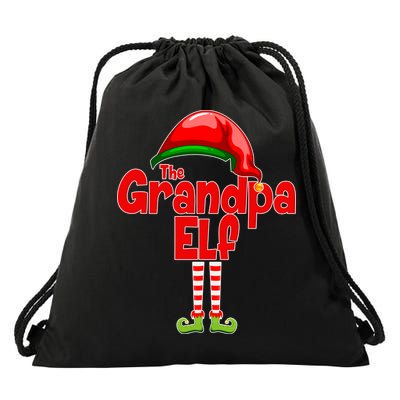 The Grandpa Elf Drawstring Bag