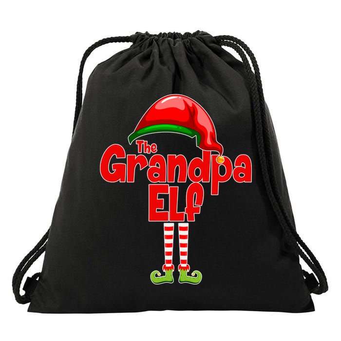 The Grandpa Elf Drawstring Bag