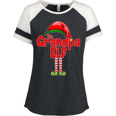 The Grandpa Elf Enza Ladies Jersey Colorblock Tee