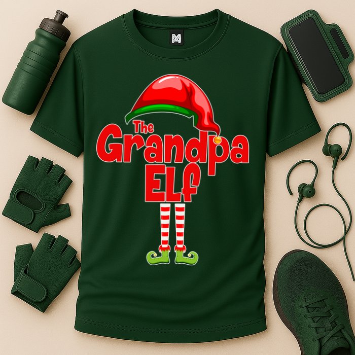 The Grandpa Elf Cooling Performance Crew T-Shirt