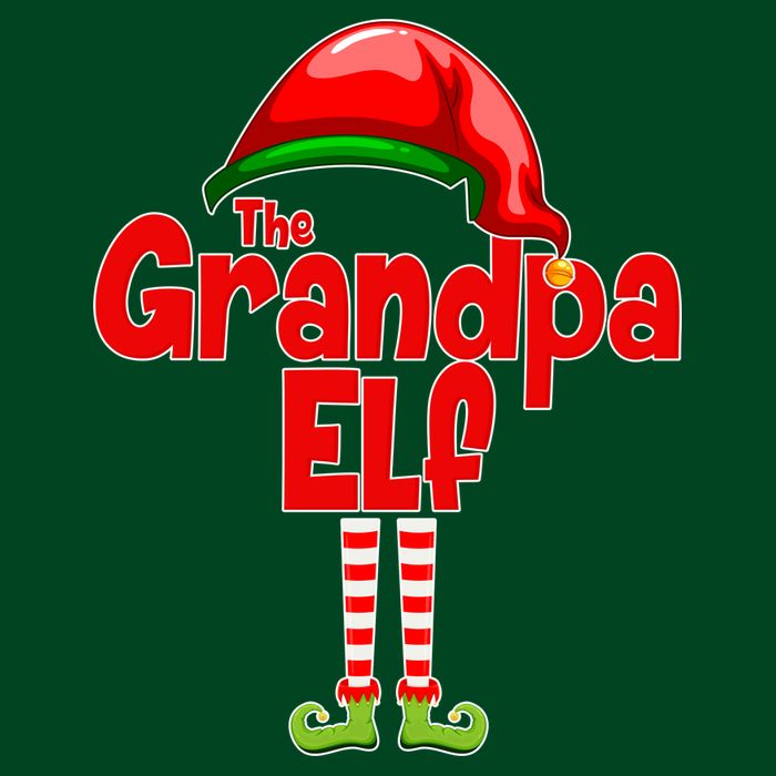 The Grandpa Elf Magnet