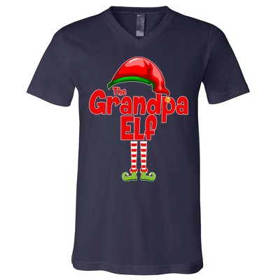 The Grandpa Elf V-Neck T-Shirt