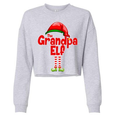 The Grandpa Elf Cropped Pullover Crew