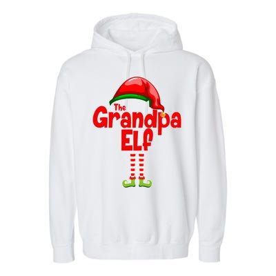 The Grandpa Elf Garment-Dyed Fleece Hoodie