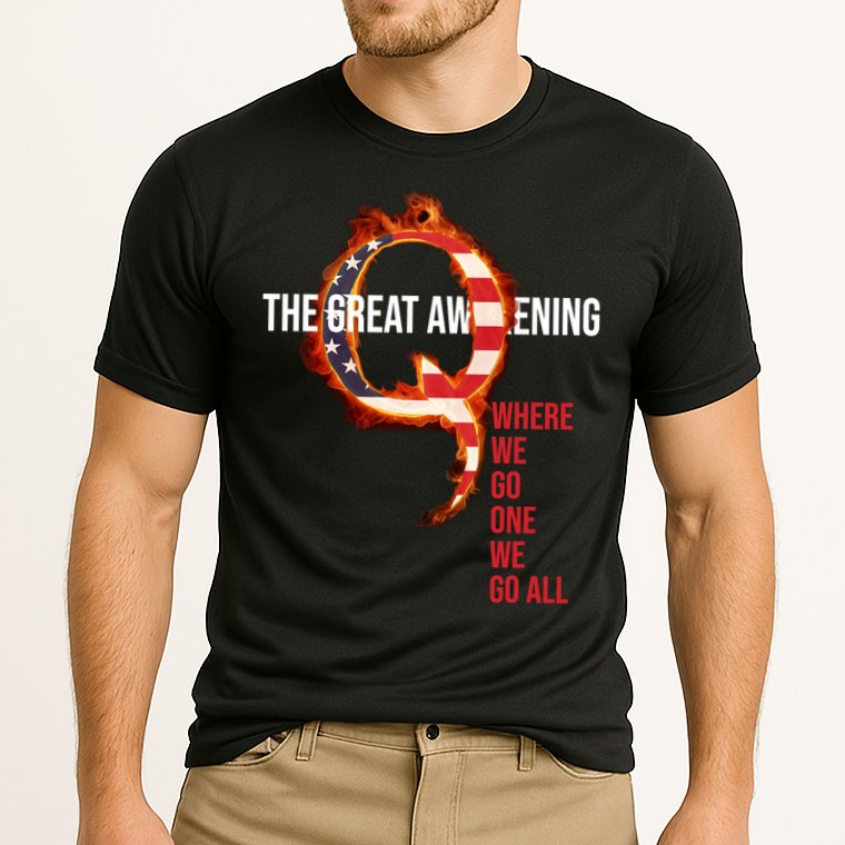 The Great Awakening Qanon Where We Go One We Go All Performance Shirt