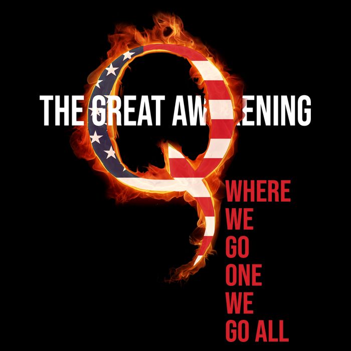 The Great Awakening Qanon Where We Go One We Go All Apron