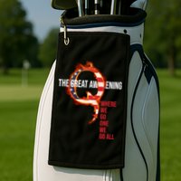 The Great Awakening Qanon Where We Go One We Go All Golf Towel